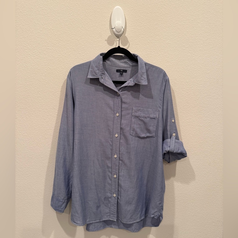 GAP Oxford Blue Button-Up Shirt